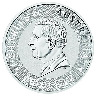 2025 1oz Australian Kangaroo Silver Coin back