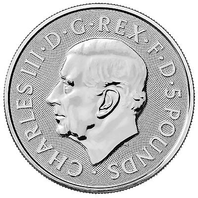 2025 2oz Royal Mint Tudor Beasts Greyhound of Richmond Silver Coin back