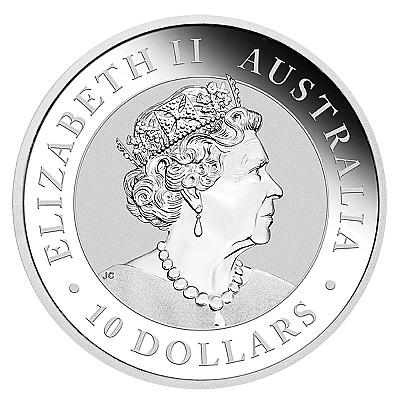 2023 10oz Australian Kookaburra Silver Coin back