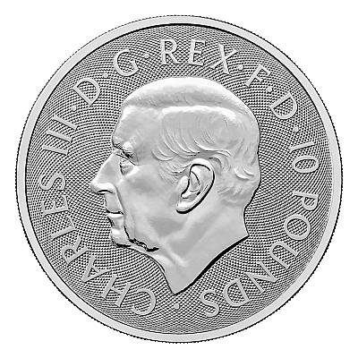 2025 5oz British Lion Silver Coin back