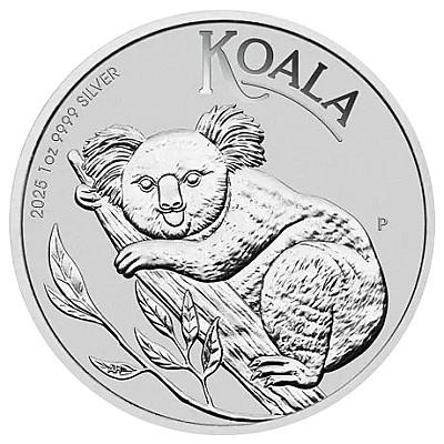 2025 1oz Koala Silver Coin front