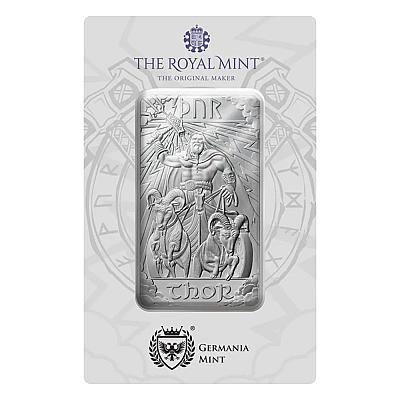 10oz Thor Silver Bar | The Royal Mint front