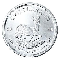 2018 1oz South African Krugerrand Silver Coin
