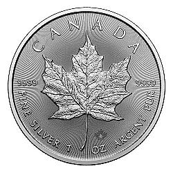 2014 1oz Canadian Maple Silver Coin