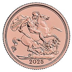 2025 Half Gold Sovereign Coin