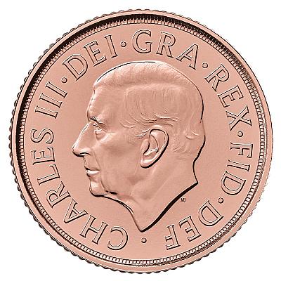 2025 Half Gold Sovereign Coin back