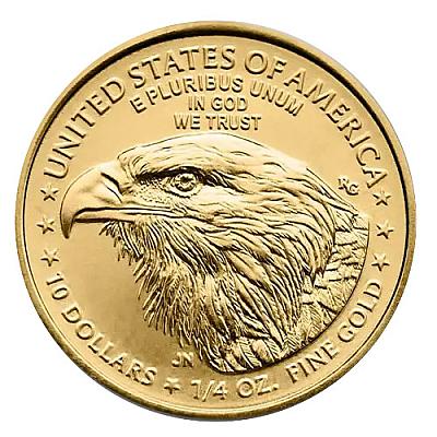 2025 1/4oz American Eagle Gold Coin front