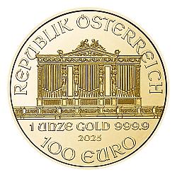 2025 1 oz Vienna Philharmonic Gold Coin (Austria)