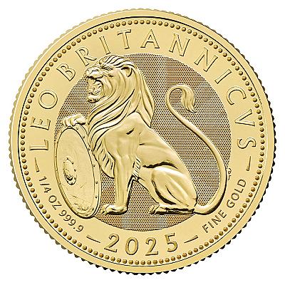 2025 1oz British Lion Gold Coin front