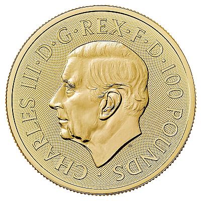 2025 1oz Royal Mint Tudor Beasts Greyhound of Richmond Gold Coin back