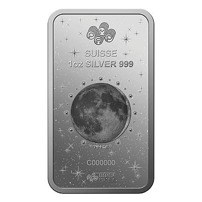 PAMP Lunar Year of The Horse 1 Ounce Silver Bar only back