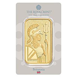The Royal Mint 100 Gram Britannia Gold Bar
