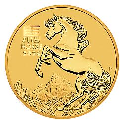2026 1oz Australian Lunar III Horse Gold Coin