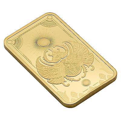 PAMP Lucky Scarab 5g Gold side