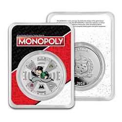 1oz Silver Colorized Monopoly Coin