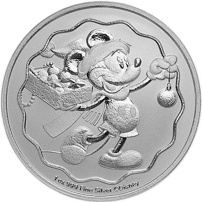 1oz Silver Coin — Disney: Mickey & Friends coin