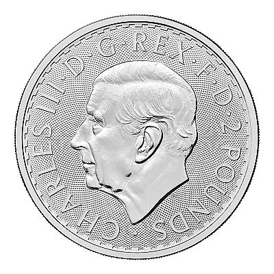 2026 1oz Britannia Silver Coin (King Charles III Portrait) back