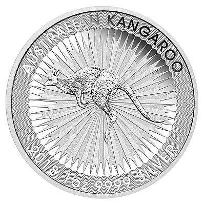 2018 1oz Australian Kangaroo Silver Coin front