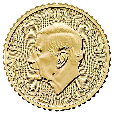 2026 1/10oz Britannia Gold Coin  back