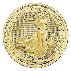 2026 1/4oz Britannia Gold Coin  (King Charles III Portrait)