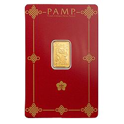 PAMP Lucky Cat 2.5g Gold Bar