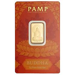 PAMP Buddha 5 Gram Gold Bar