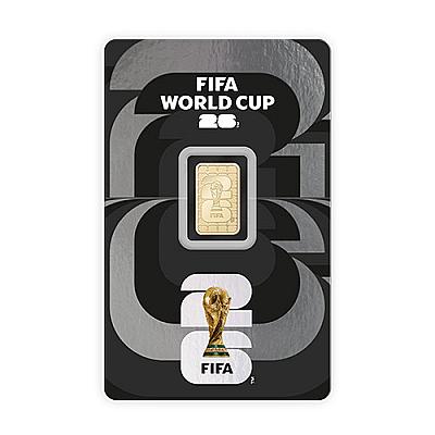 FIFA World Cup 26 1g Gold Bar front