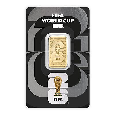 FIFA World Cup 26 5g Gold Bar front