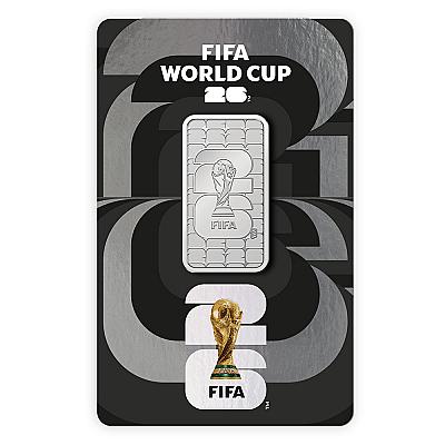 FIFA World Cup 26 50g Silver Bar front