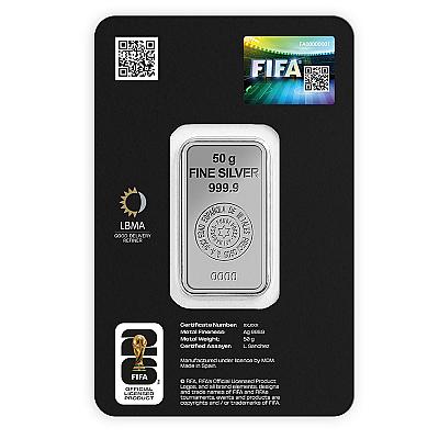 FIFA World Cup 26 50g Silver Bar back