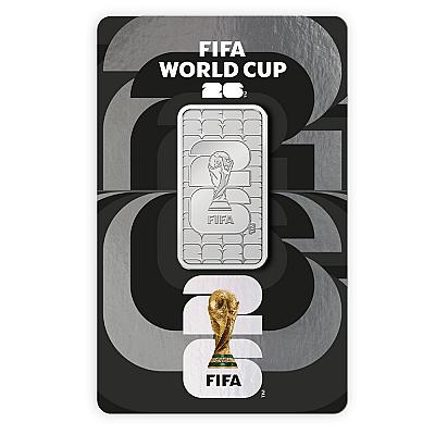 FIFA World Cup 26 100g Silver Bar front