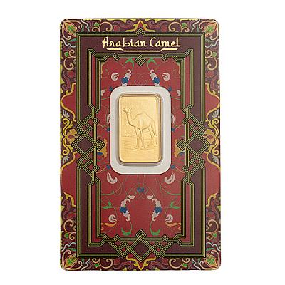 PAMP Suisse Arabian Camel 5g Gold Bar front