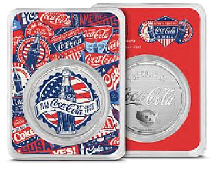 PAMP Coca-Cola® USA 1oz Silver Round