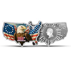 PAMP 250th Anniversary of the United States Stars and Stripes 1oz Silver Coin