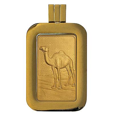 PAMP Suisse Arabian Camel 5g Gold Bar pendent front