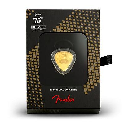 2026 PAMP Fender Telecaster 75th Anniversary 5g Gold Pick case