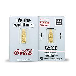 PAMP Suisse Coca-Cola 140 Years 5g Gold Bar