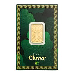PAMP Suisse Lucky Charm Four-Leaf Clover 5g Gold Bar