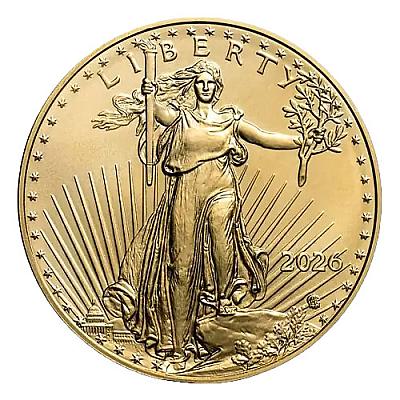 2026 1oz American Eagle Gold Coin back