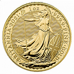 2021 1oz Gold Britannia Coin