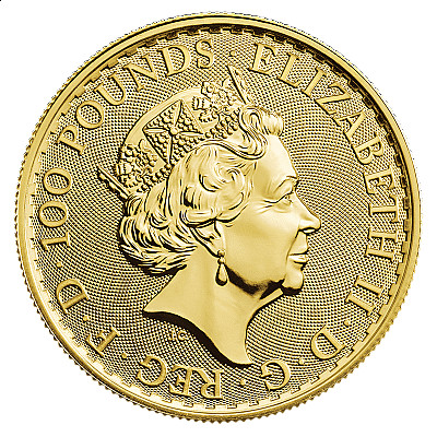 2021 1oz Gold Britannia Coin Obverse