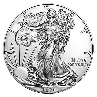 2021 1oz American Eagle Silver Coin
