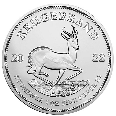 2022 1oz South African Krugerrand Silver Coin
