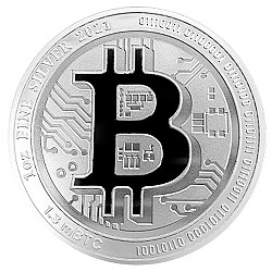 2021 1oz Bitcoin First Edition Silver Coin