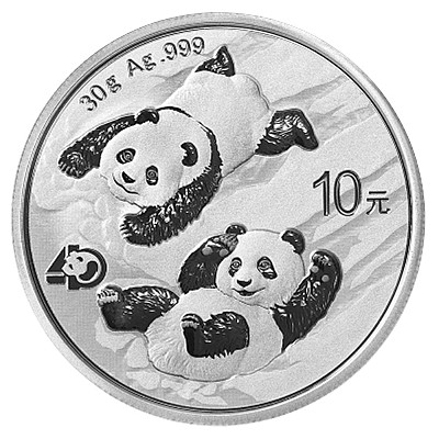 2022 30g Chinese Panda Silver Coin