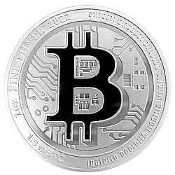 2022 1oz Bitcoin Silver Coin