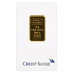 Credit Suisse 5 Gram Gold Bar