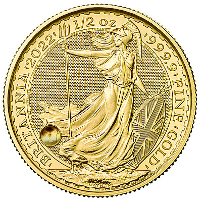 2022 1/2oz Britannia Gold Coin