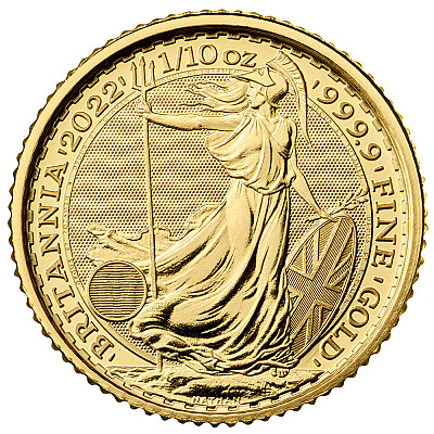 2022 1/10oz Britannia Gold Coin
