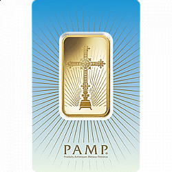 PAMP Faith Cross 1 Ounce Gold Bar